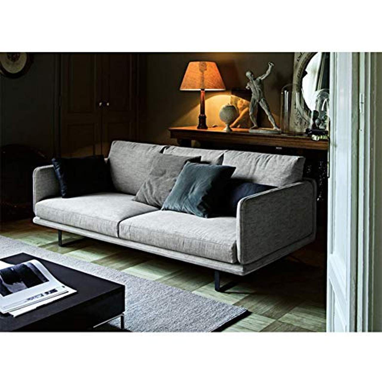 HONGSHENG Freizeit DREI-Personen-Sofa Wohnzimmer Einfache Sofa