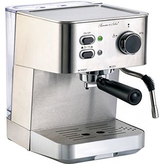 Cucina di Modena Siebträgermaschine: Edelstahl Siebträger-Espressomaschine ES-1050