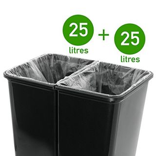 Grizzly Doppelmülleimer 2 x 25l Recycling