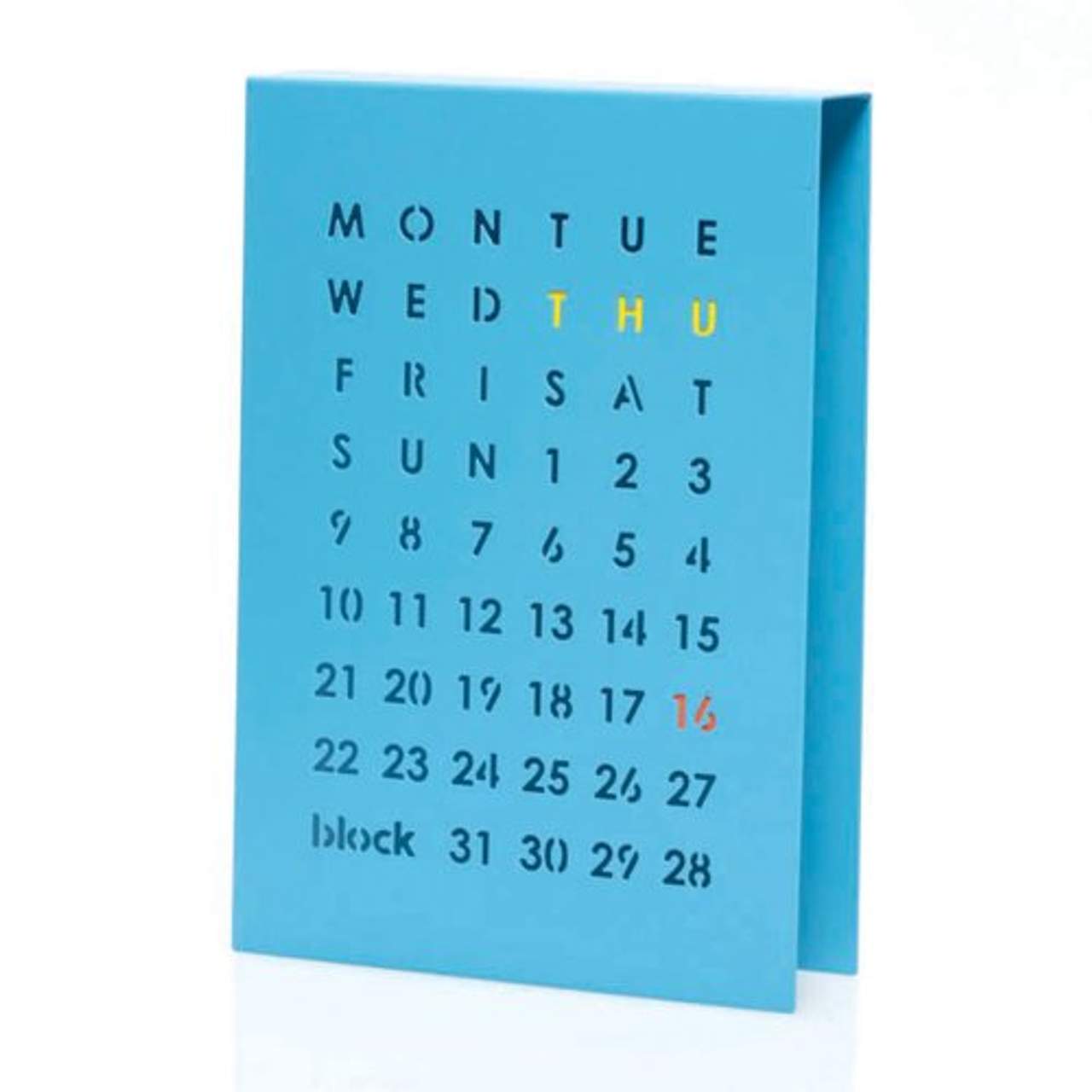Block Ewiger Kalender mit Magnete