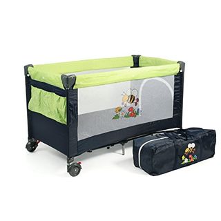 CHIC4BABY Reisebett mit Transport Tasche »Basic grün« Kinderbett mobil 
