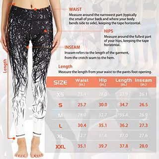 COOLOMG Damen Tights Yoga Hosen Kompression Leggings Sport