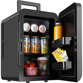 KESSER® 2in1 Mini Kühlschrank 20L Minibar Kühlbox Thermobox 12/230V Edelstahl 
