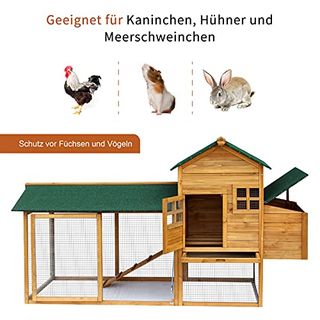 Lovupet XL Hühnerstall Hühnerhaus Hühnervoliere Kleintierkäfig