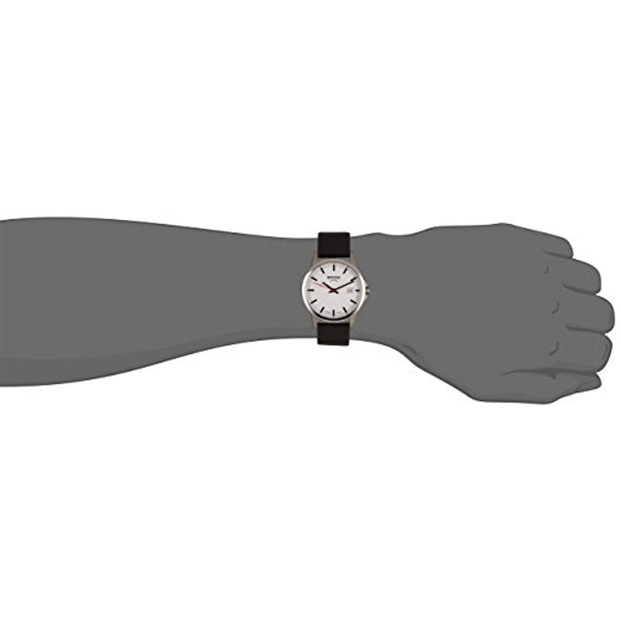 Boccia Herren-Armbanduhr XL Titanium Analog Quarz Leder 604-18