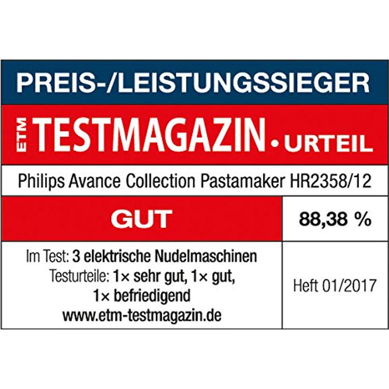 Philips HR2358/12 Pastamaker grau