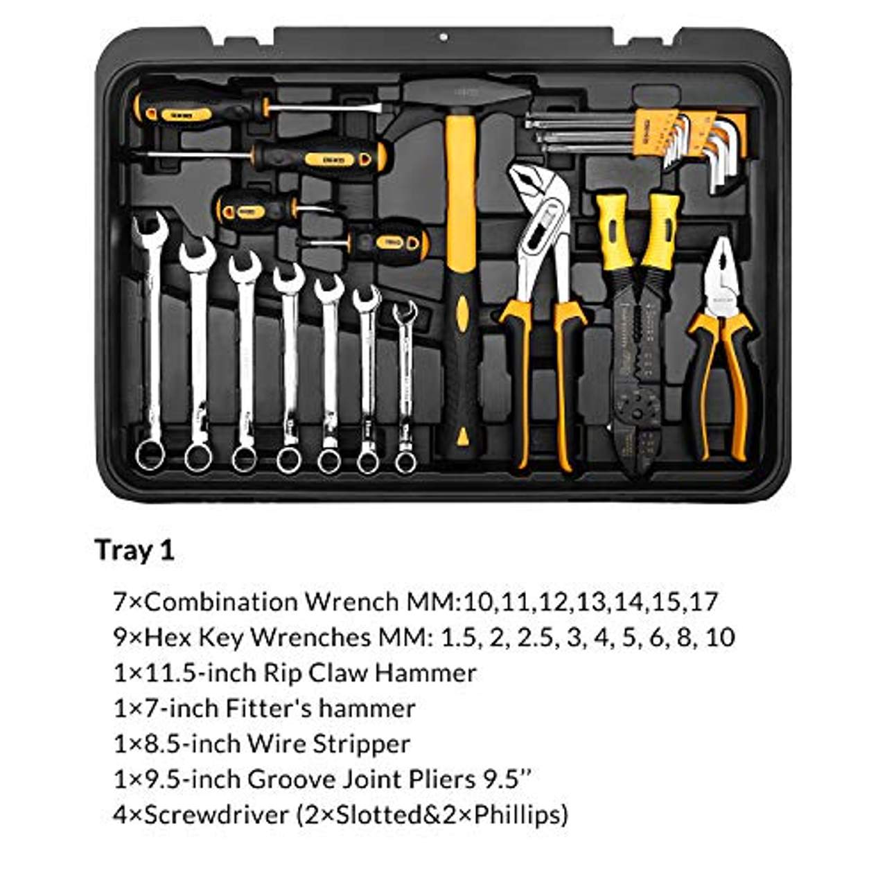 DEKO 258-teiliges Werkzeug Set