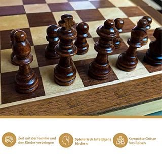 Louis Lex Schachspiel magnetisches klappbares Schachbrett