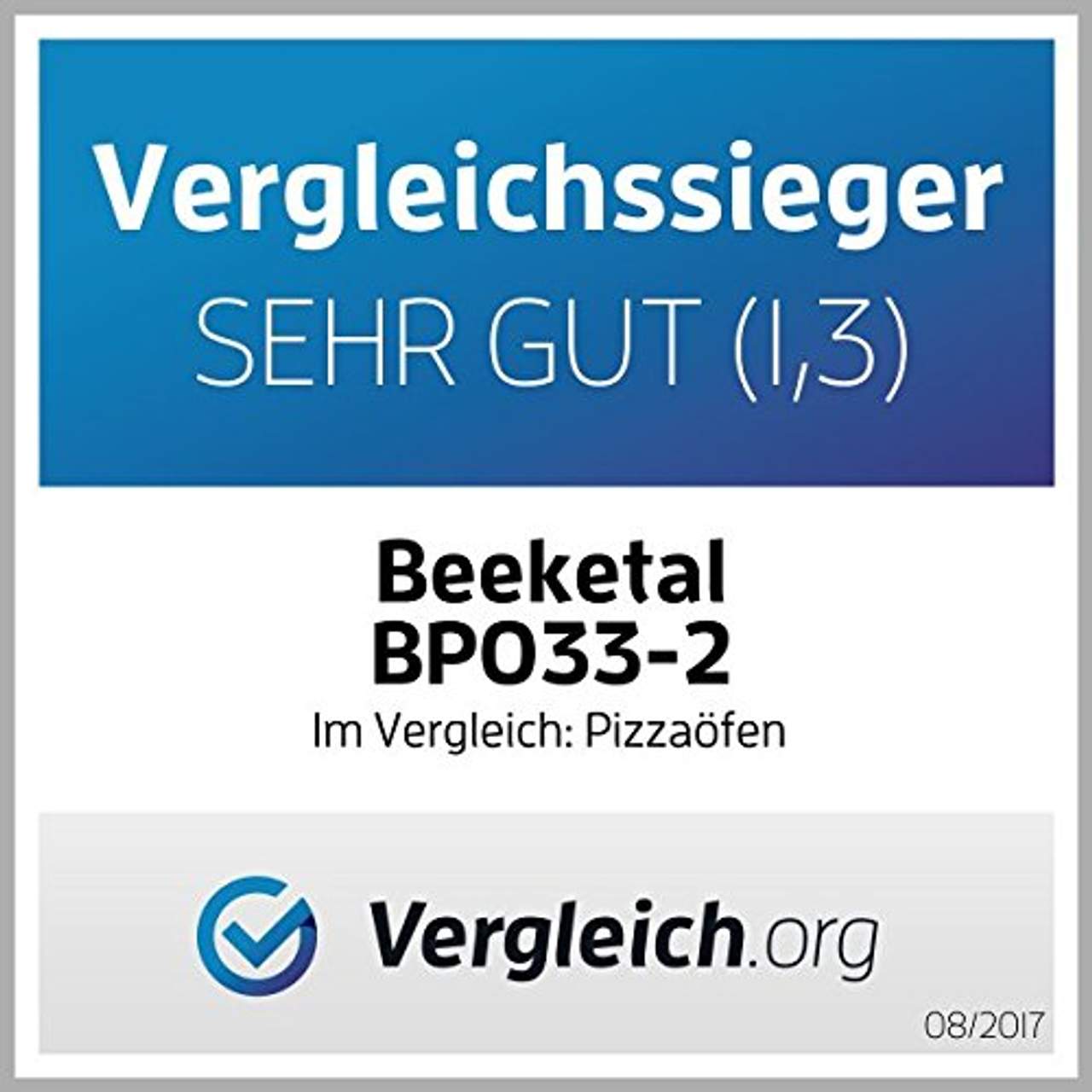Beeketal 'BPO33-2' Profi Doppel Kammer Pizzaofen