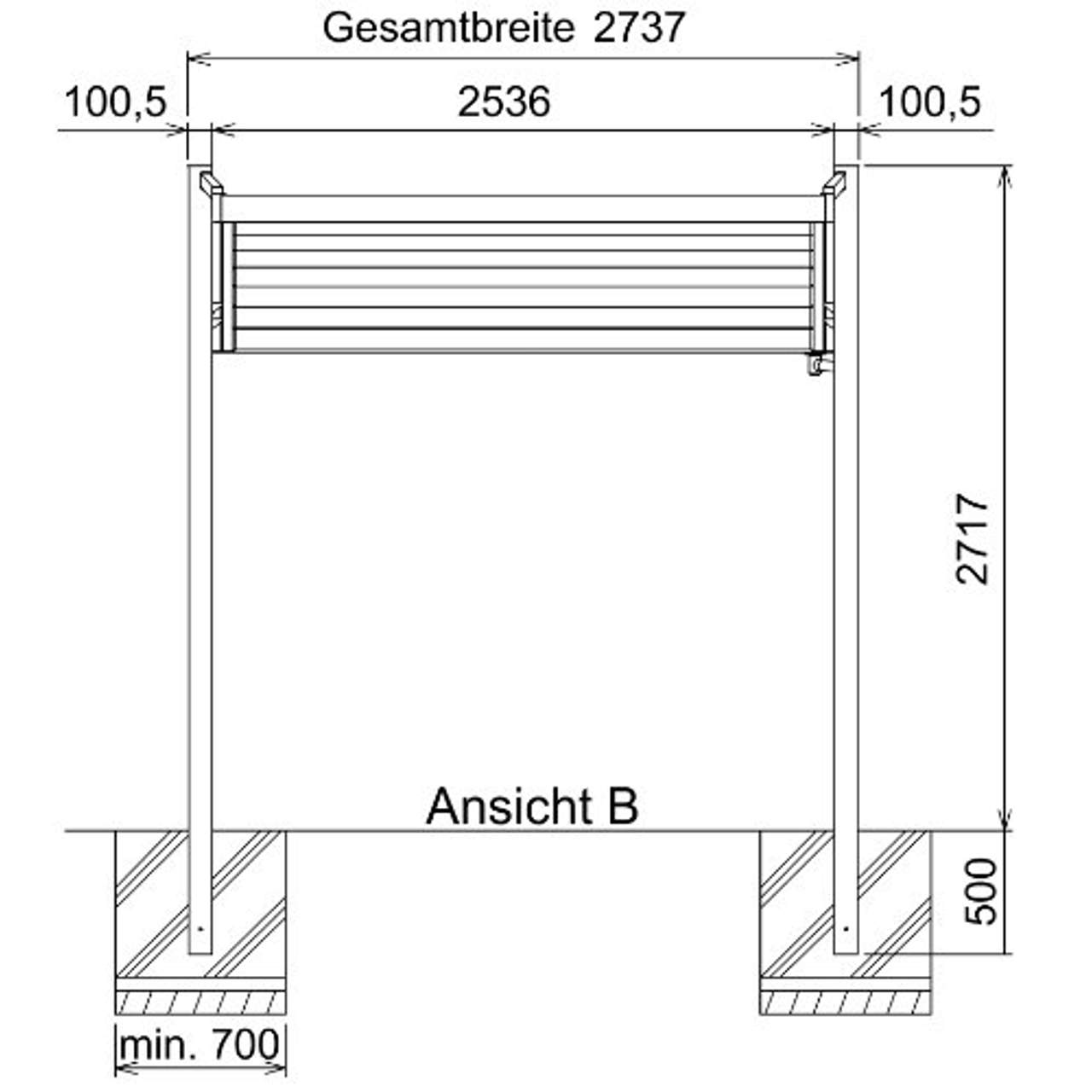 Ximax Design-Carport My-Port Typ 150