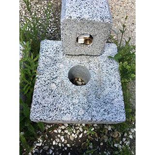 Außenwasserhahn Brunnen Zapfstelle Bewässerung Granit Wasserzapfsäule 