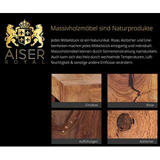AISER Interieur Massiver Echt-Holz Palisander Konsolentisch