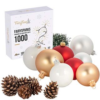 FairyTrees Weihnachtsbaum künstlich Alpentanne Premium