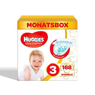 Huggies Windeln Ultra Comfort Baby Größe 3 Monatsbox