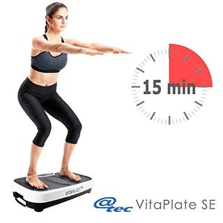 @tec Vibrationsplatte Fitnessstation Vibration-Trainings-Gerät