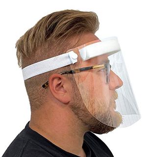 Hard 1 x Visier Gesichtsschutz aus Kunststoff