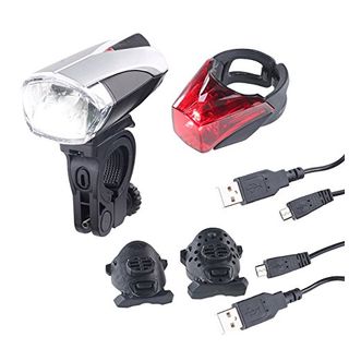 KryoLights LED Fahrradbeleuchtung: Set: LED-Fahrradlampe