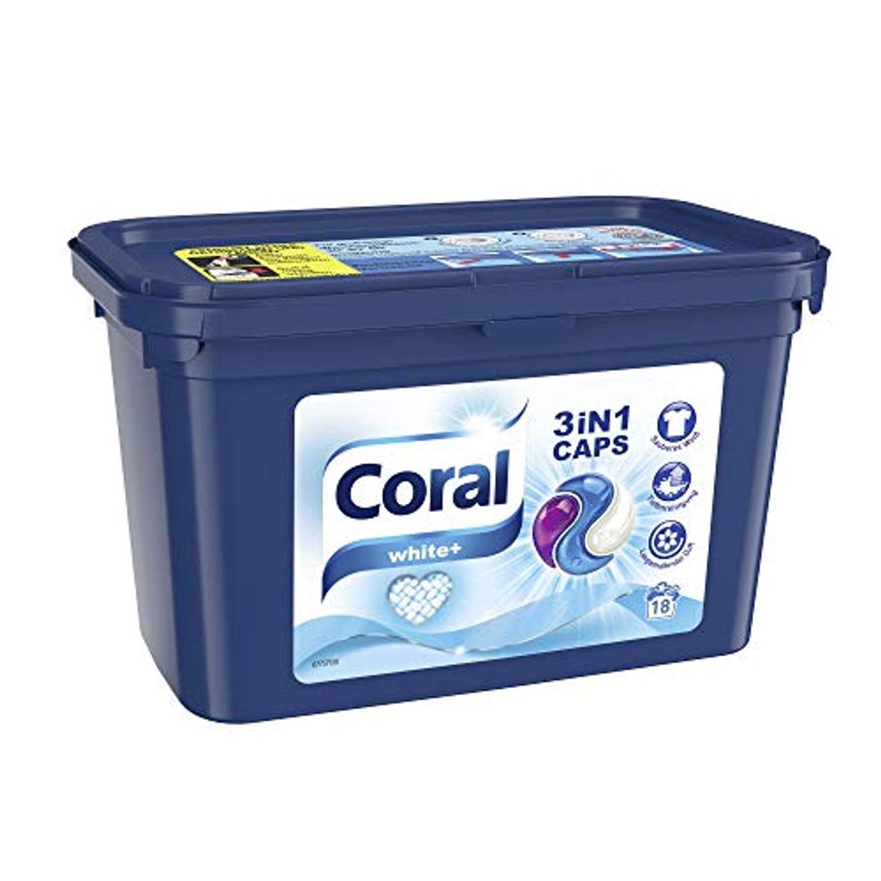 Coral Waschmittel 3in1 Caps White