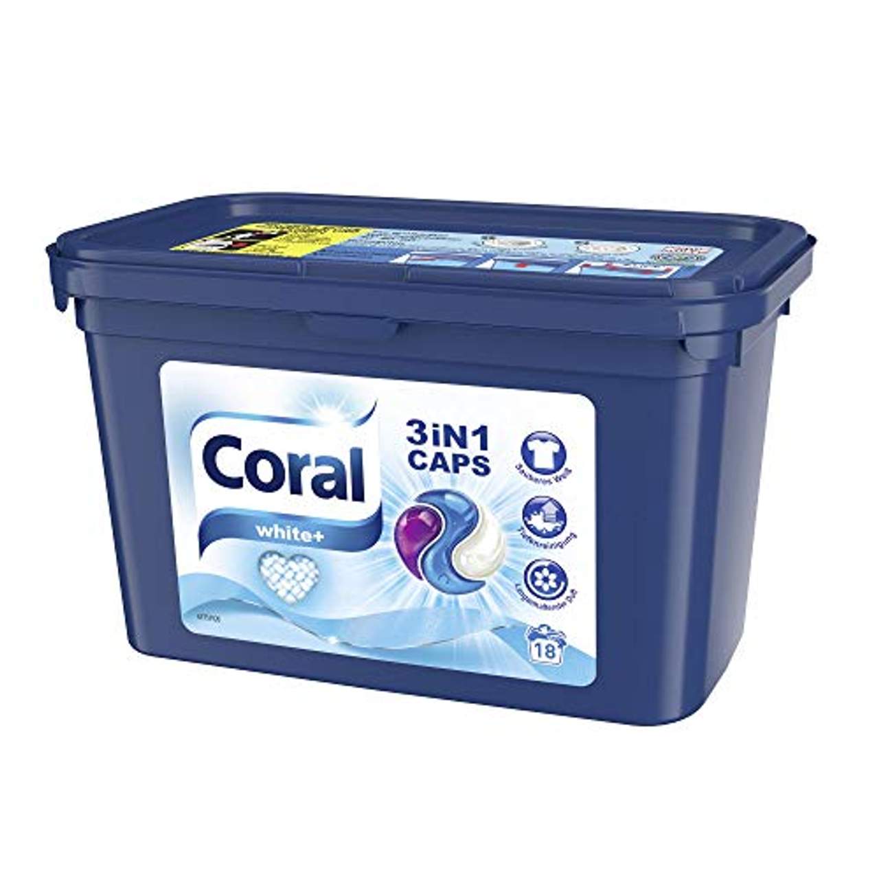 Coral Waschmittel 3in1 Caps White
