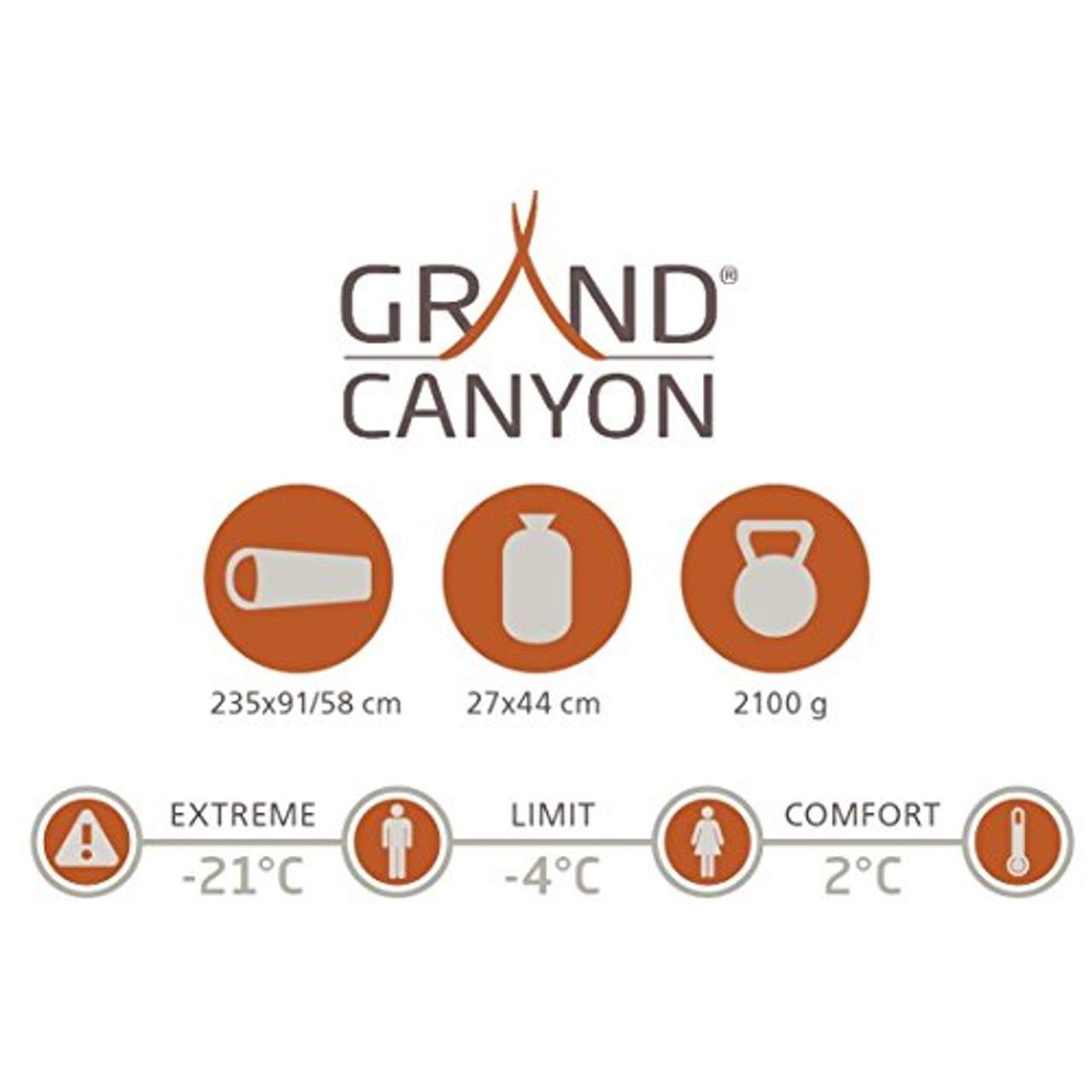 Grand Canyon Fairbanks XL warmer Mumienschlafsack