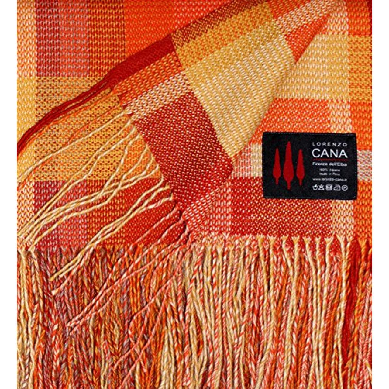 Lorenzo Cana Premium Alpakadecke 100% Alpaka Fair Trade Decke Wohndecke