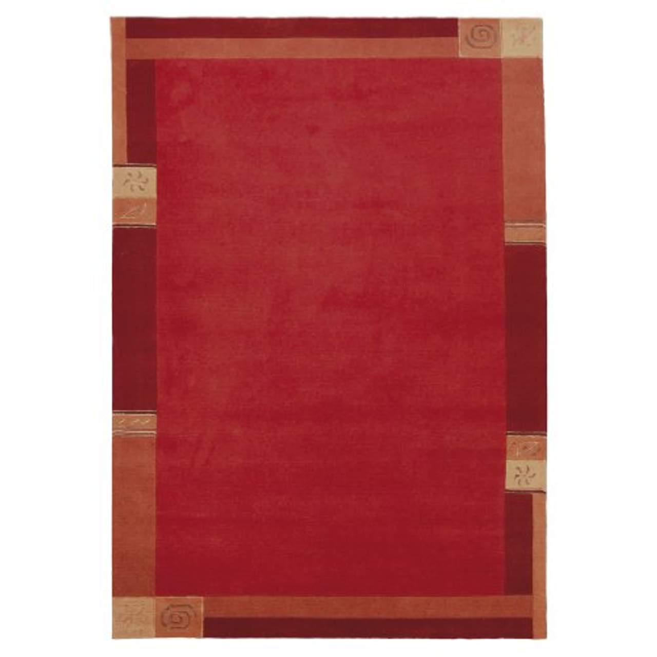 Luxor Living Nepal Teppich handgeknüpft rot Größe auswählen 170 x 240 cm