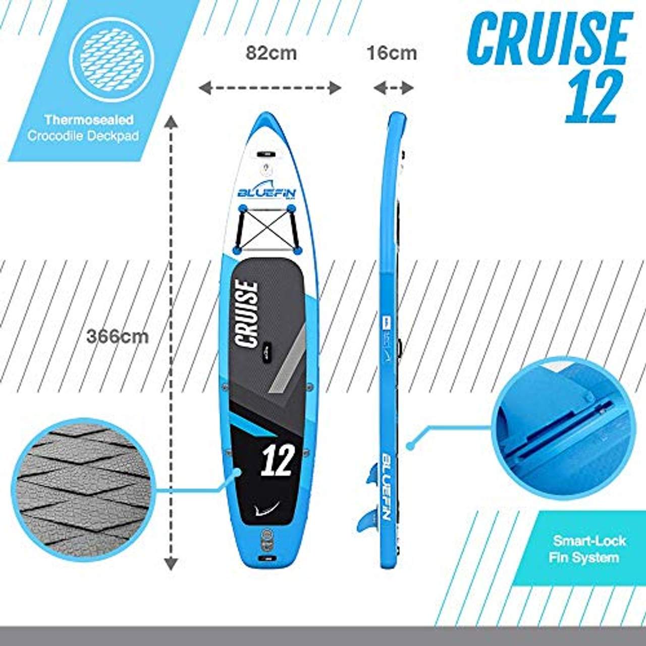 Bluefin SUP Cruise 12" Stand Up Paddle Board