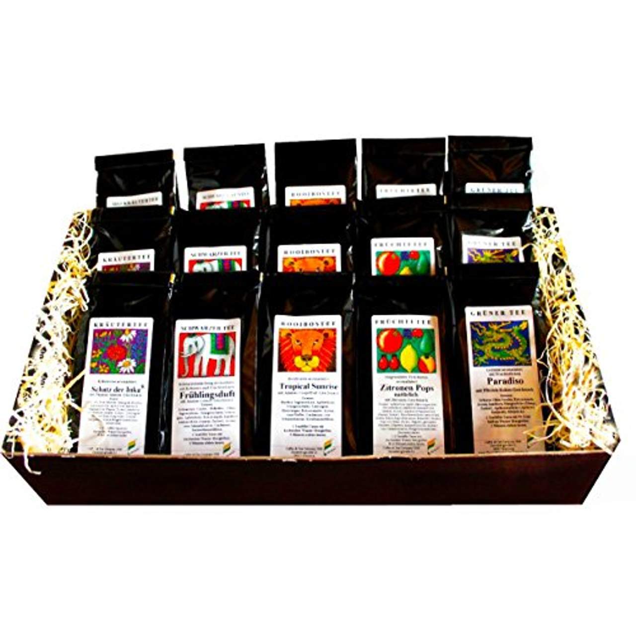 Tee Geschenk Set aus aller Welt "Frühlingsduft " 15 x 25 g als Geschenk