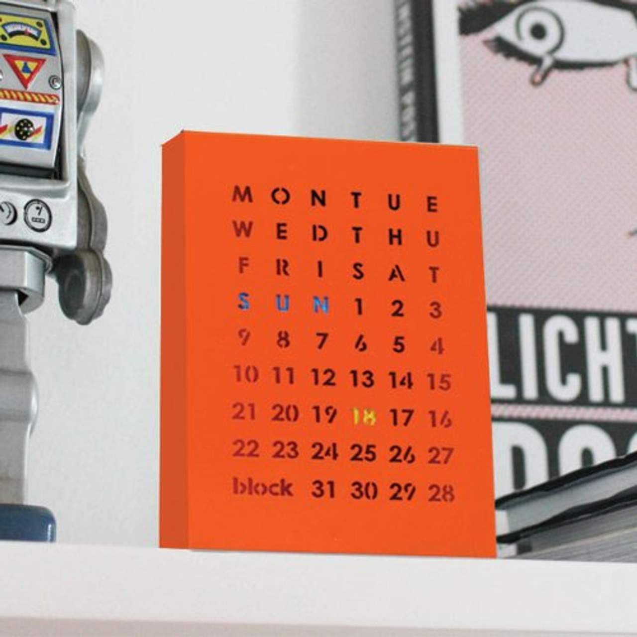 Block Ewiger Kalender Magntisch