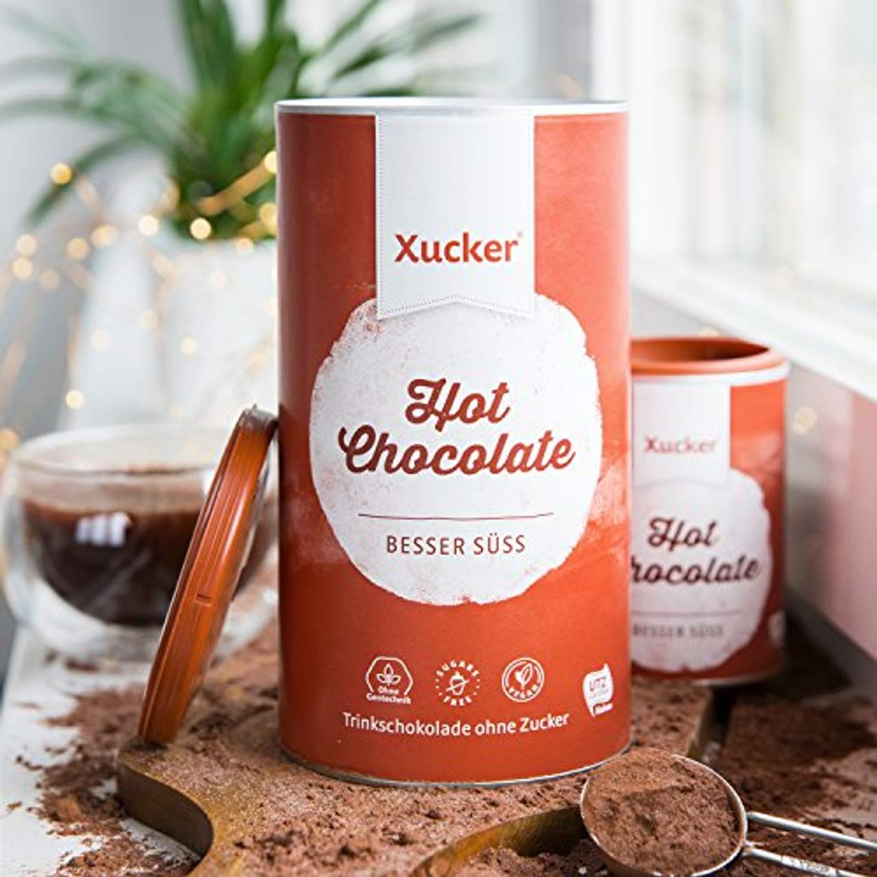Xucker Trink-Schokolade mit Xylit aus Frankreich