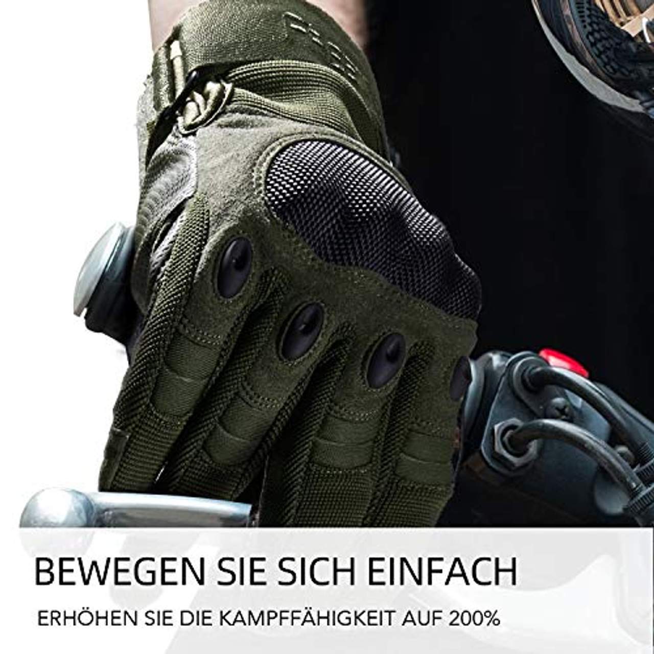 FREETOO Motorradhandschuhe Herren Sport Handschuhe Vollfinger