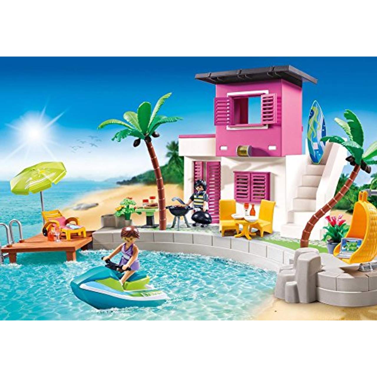 PLAYMOBIL Luxury Beach House Playset