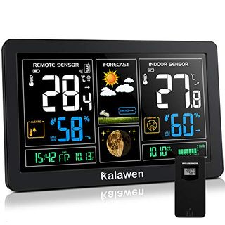 Wireless Digital Thermometer Innen Und Außen Funk Wetterstation Außenfühler 