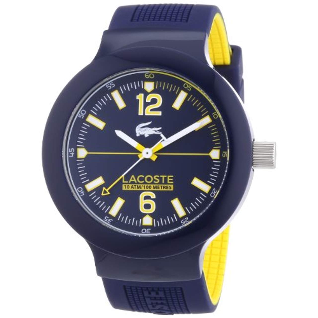 Lacoste Herren-Armbanduhr XL Analog Quarz Silikon 2010704