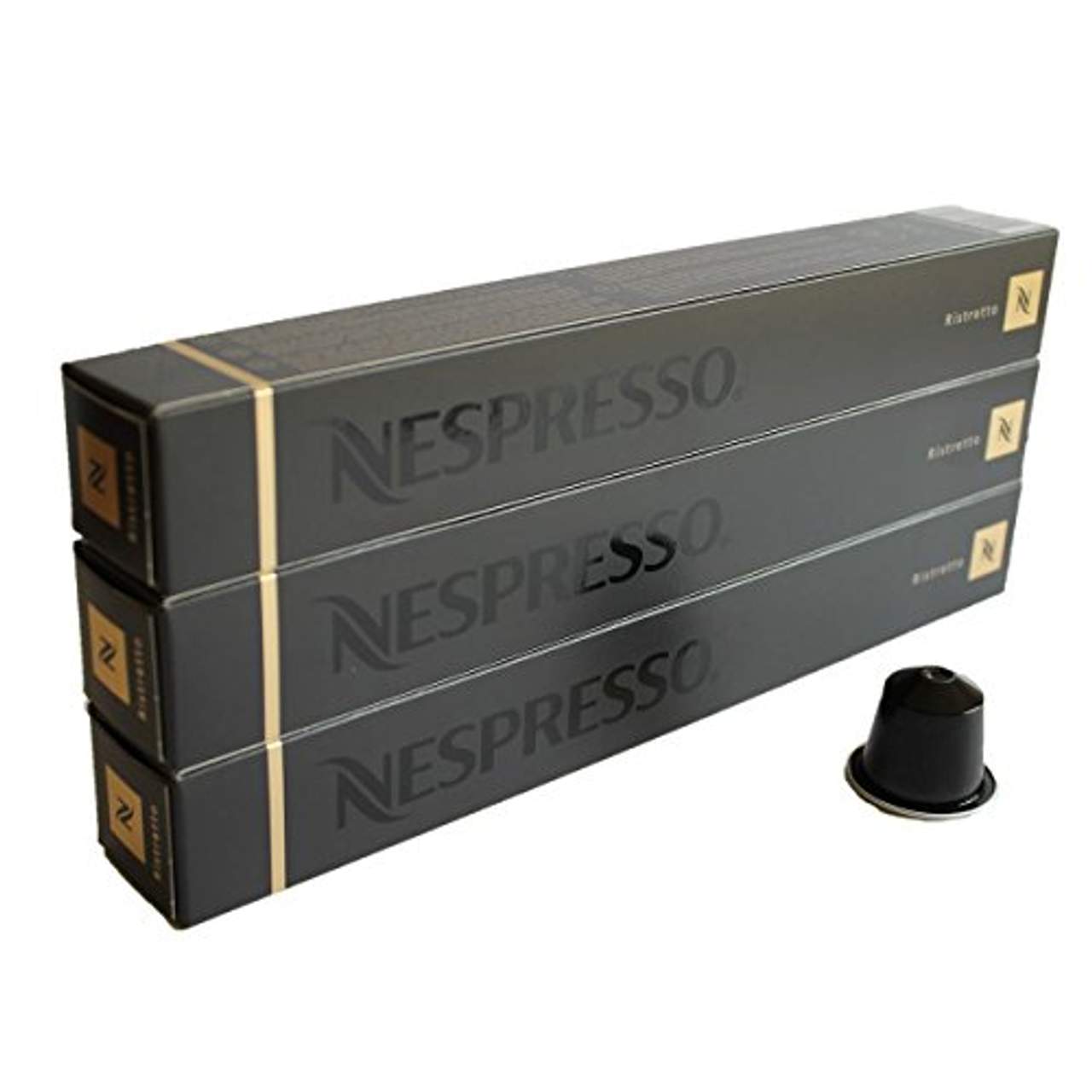 Nespresso Kapseln schwarz 30x Ristretto