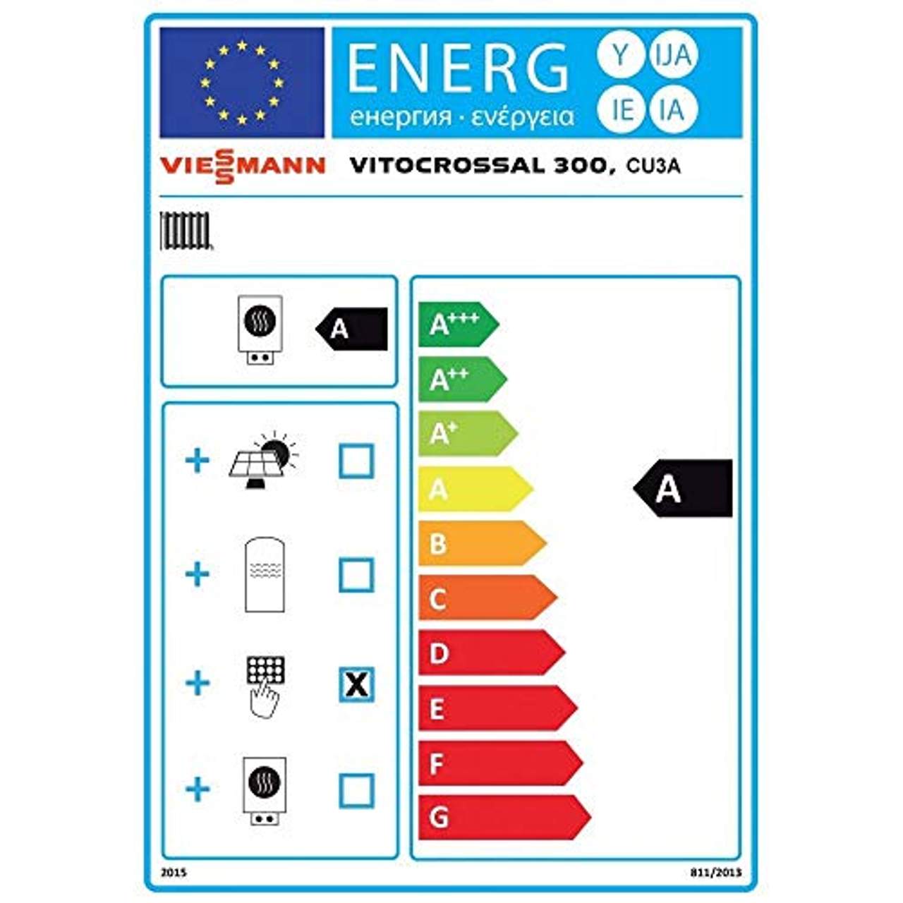 Viessmann Paket Vitocrossal 300 26 kW Gas Brennwert Kessel Speicher Vitocell