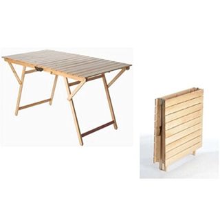 Picknick-Tisch aus natürlichem Holz