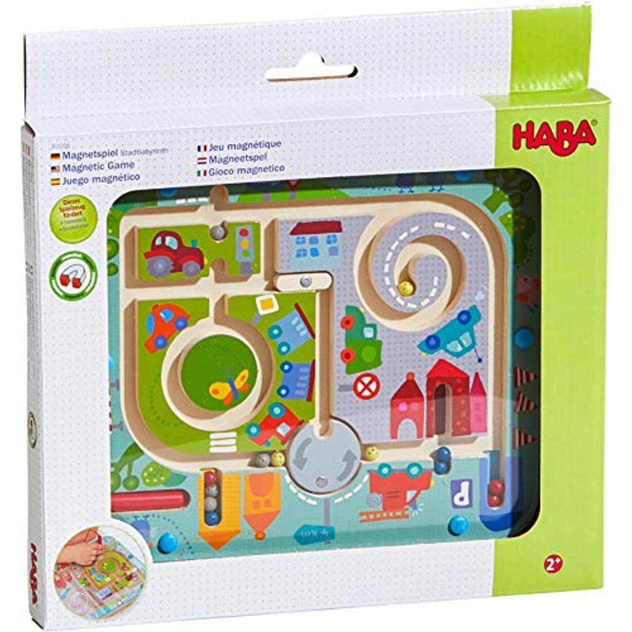 Haba 301056 Magnetspiel Stadtlabyrinth