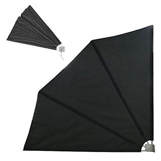180x300cm, Anthrazit LZQ Seitenmarkise Sichtschutz Sonnenschutz Windschutz Markisenstoff aus Polyester für Terrasse Camping seitlicher Windschutz 