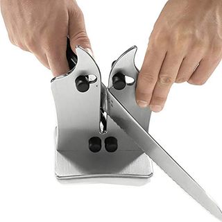 Great Houseware Messerschärfer für die Küche mit Wellenschliff