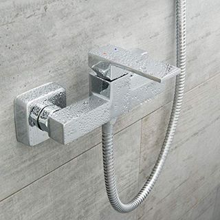 Duscharmatur Brause Armatur Dusche Wasserhahn Mischbatterie Einhebelmischer Bad 