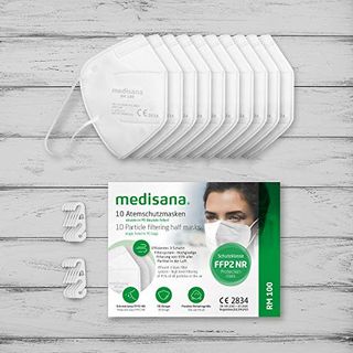 Medisana RM 100 FFP2 KN 95 Atemschutzmaske Staubmaske Atemmaske 3-lagige Staubschutzmaske
