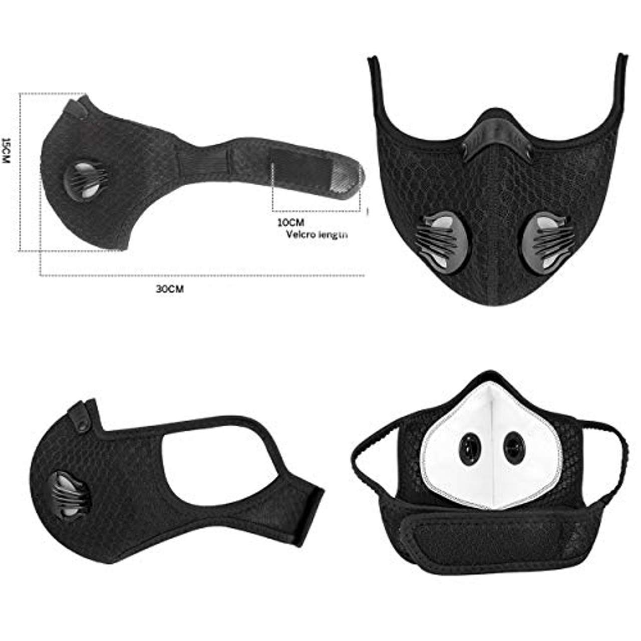 Toys4Boys Fahrradmaske Sport Maske trainingsmaske
