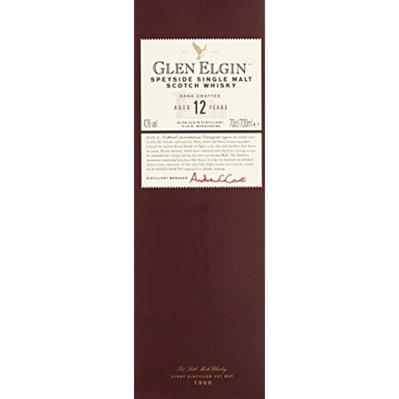 Glen Elgin 12 Jahre Speyside Single Malt Scotch Whisky