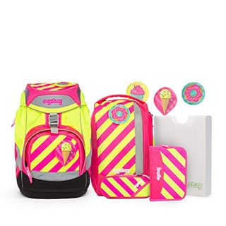 ergobag StrahleBär Kinder-Rucksack Neon Pink