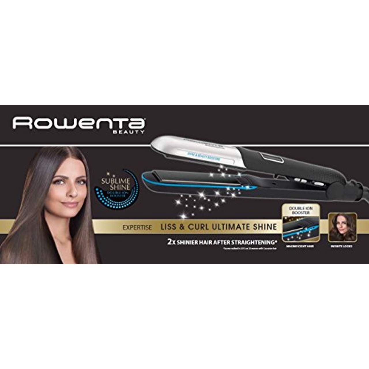 Rowenta SF6220 Haarglätter Liss und Curl Ultimate Shine