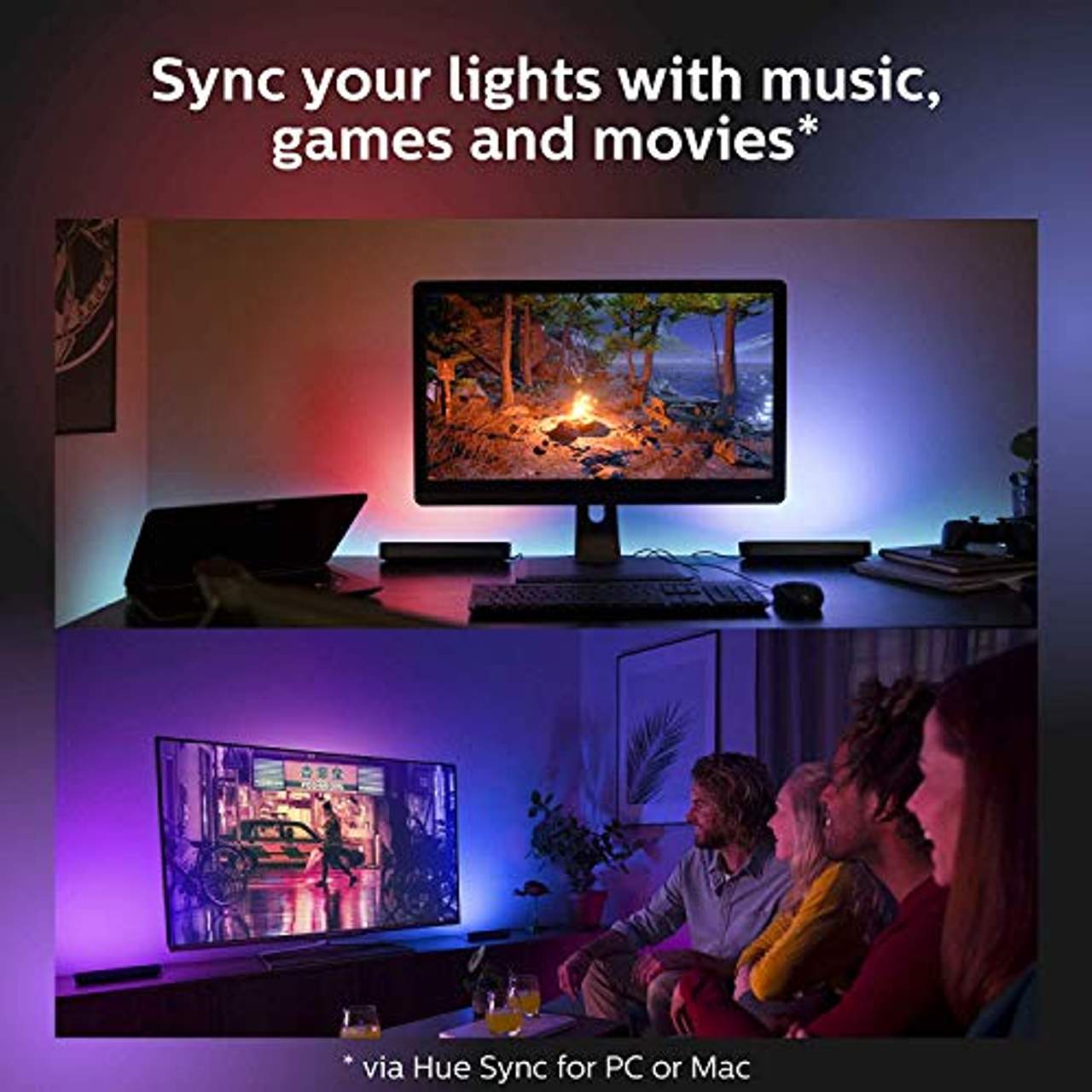 Philips Hue White and Color Ambiance Play Lightbar