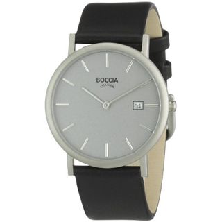 Boccia Herren-Armbanduhr Leder 3547-01