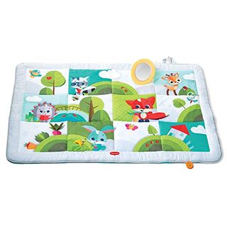 Baby Spielmatte mit Superweiche Gewebe 120*120*60 cm Erlebnisdecke Babybett 