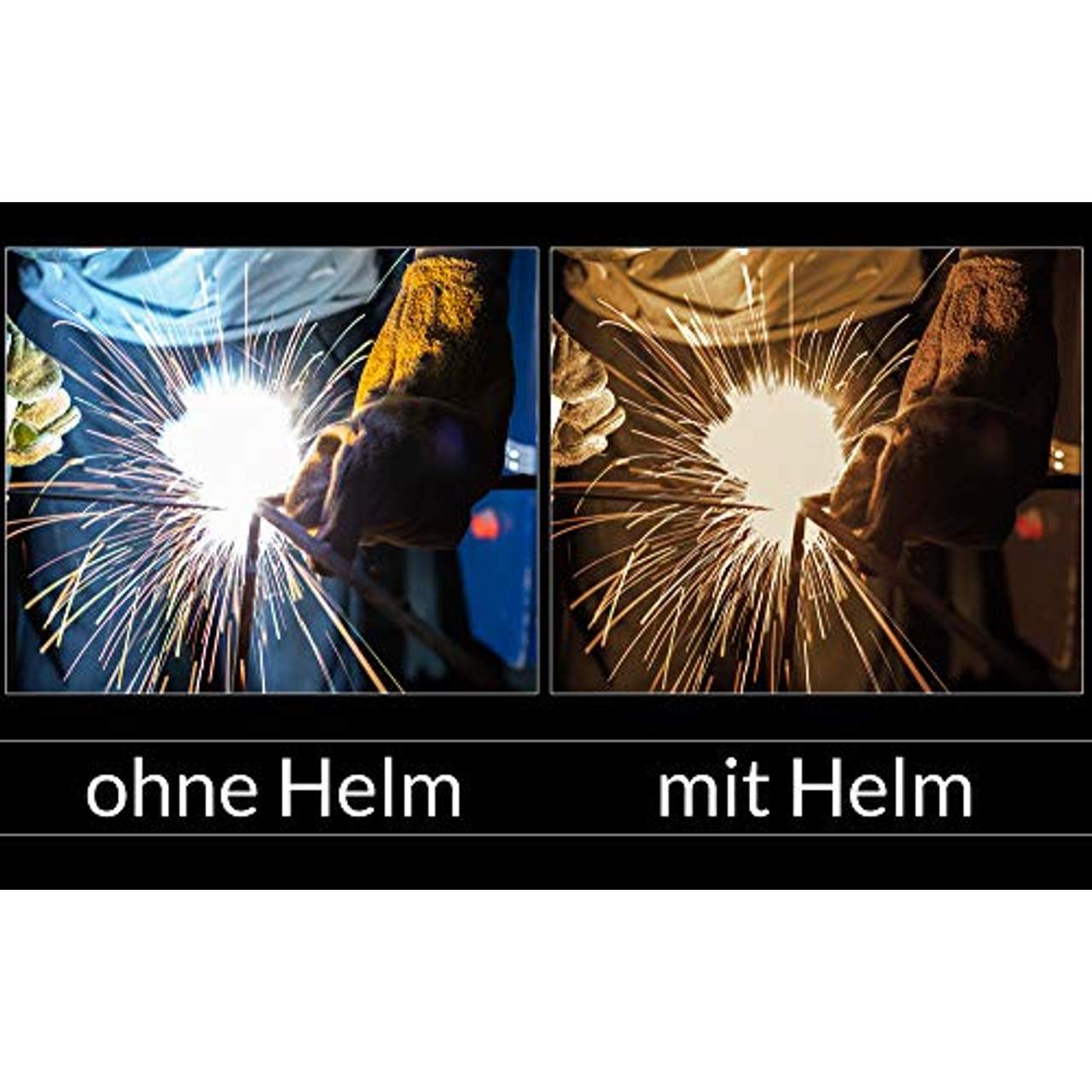 Monzana Automatik Schweißhelm